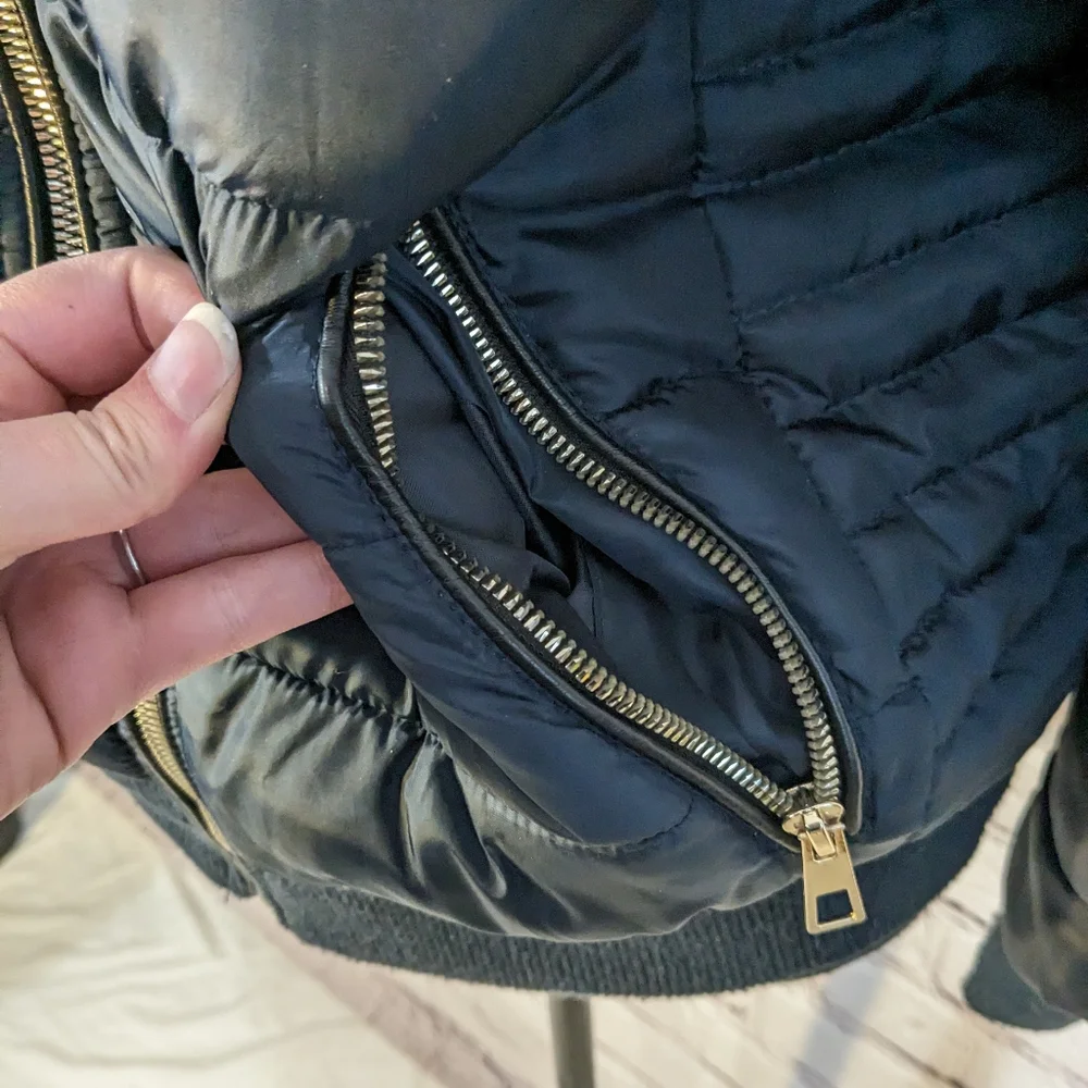 Snobbish Navy Blue puffer jacket - Picture 2 of 8